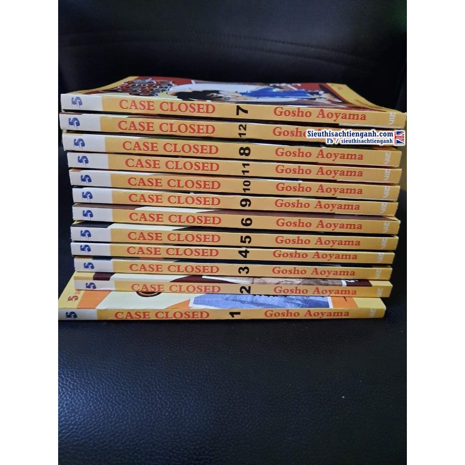 Thám tử lừng danh Conan - 12q - tiếng Anh