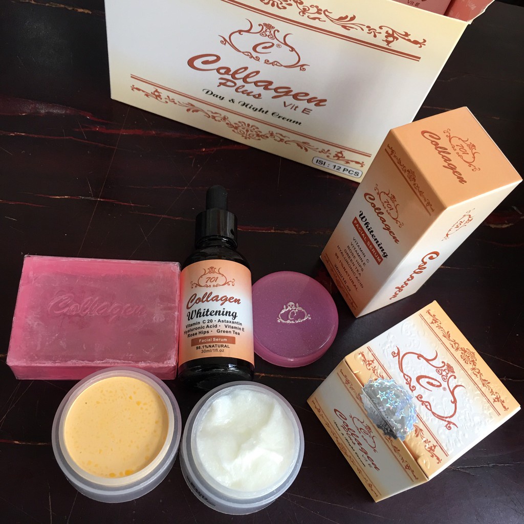 COMBO 10 Bộ Kem ngày đêm và soap collagen vit e plus