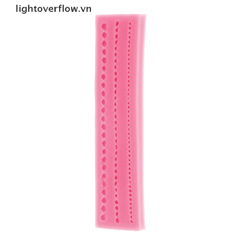 [lightoverflow] Khuôn Silicon Làm Bánh Kẹo Hình Chuỗi Hạt Ngọc Trai Trang Trí [VN]