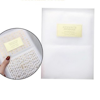 sổ đựng sticker trong suốt