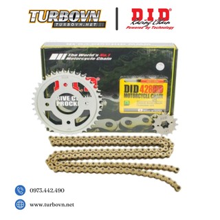 Nhông sên dĩa did japan raiderfi, satria 150 428hds-122rb, 14t - 38t