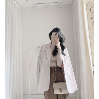 Áo blazer cúc xẻ sau by Samhyewear