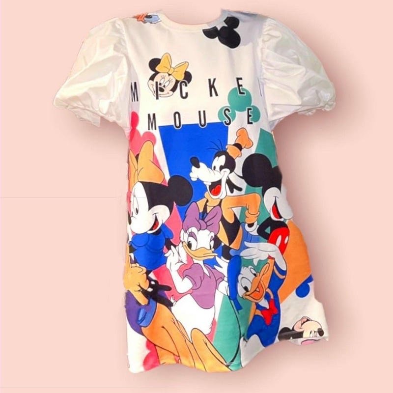 Đầm babydoll in hình 3D siêu xinh, chuẩn hàng loại 1 ảnh thật
