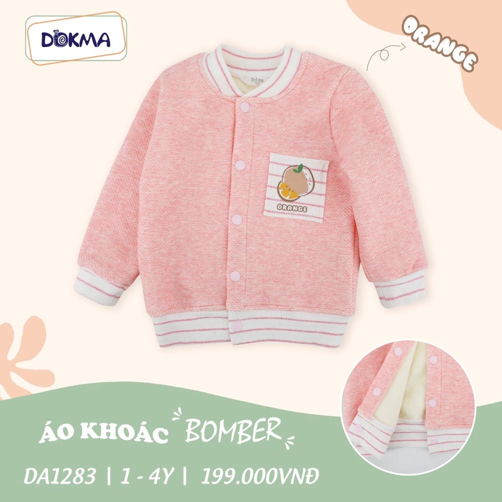 Dokma - Áo khoác Bomber cho bé (10-14kg)