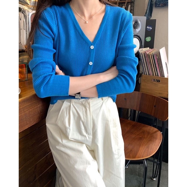 Áo cardigan len mỏng