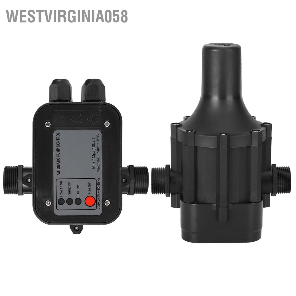 Có thể bán buôn Công tắc áp suất máy bơm nước tự mồi màu đen 220V Bộ điều khiển động Westvirginia058 Hàng giao ngay