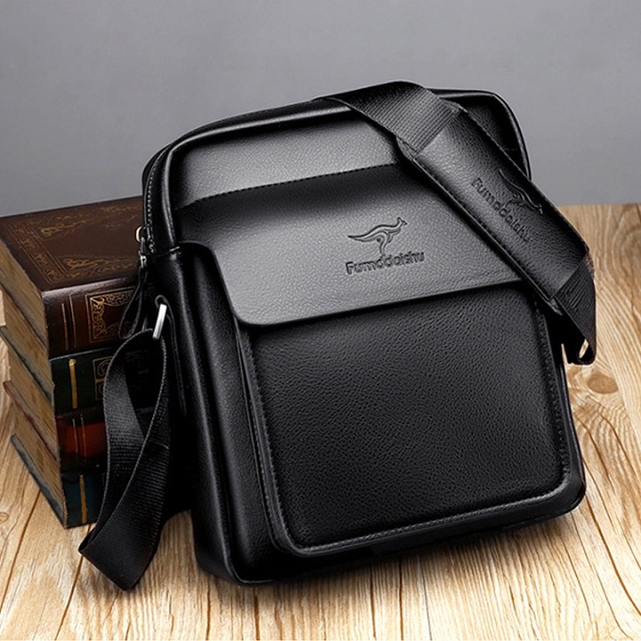 Túi Đeo Chéo Nam Mini BT06 Da Bò Đẳng Cấp Dùng Mọi Dịp Kết Hợp Mọi Quần Áo