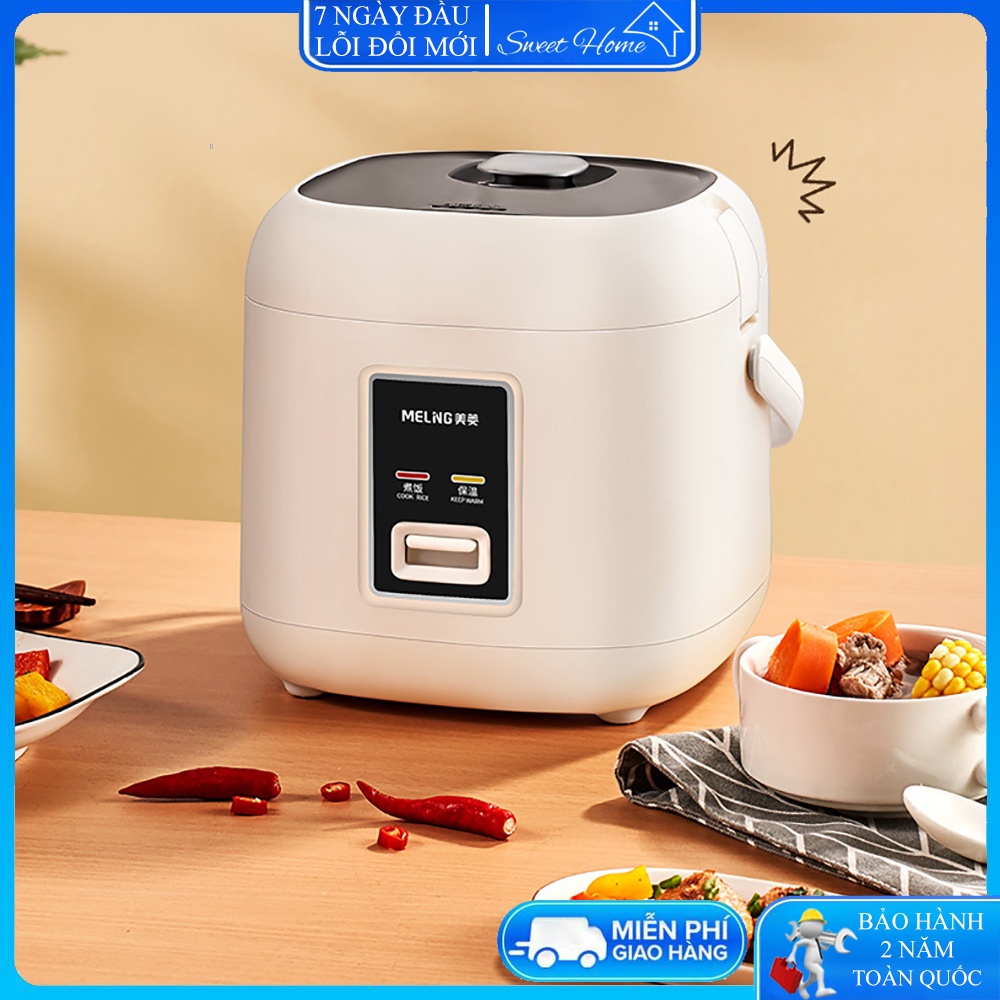 Nồi cơm điện gia đình mini 2L thông minh nấu ăn đa chức năng nồi cơm điện nấu canh đa năng nhỏ gọn.