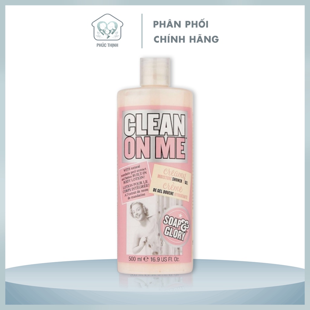 Sữa Tắm Soap and Glory CLEAN ON ME - Bubble In Paradise - Made In UK 500ml