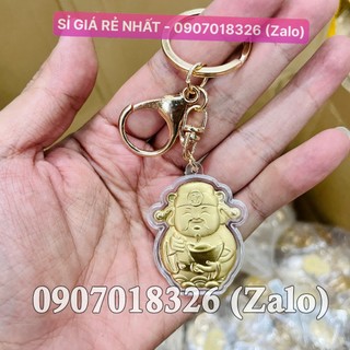 Móc khóa thần tài chiêu tài hút lộc , may mắn an khang