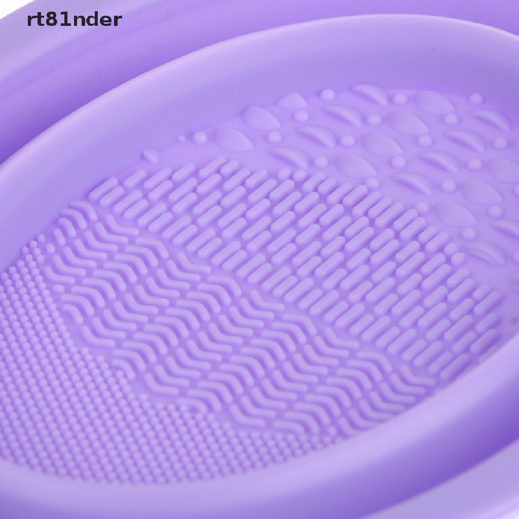 Dụng Cụ Silicone Vệ Sinh Cọ Trang Điểm Gấp Gọn Tiện Lợi