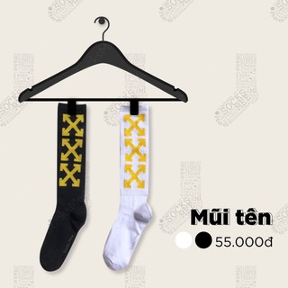 TẤT VỚ MŨI TÊN - PATTERN OFFWHITE SOCKS