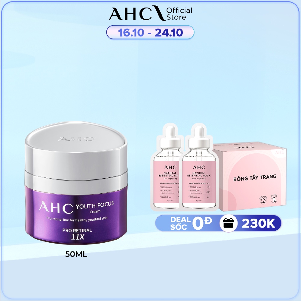 Kem Dưỡng Chống Lão Hóa AHC Youth Focus Cream 50ml