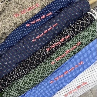 Vải thô sơ mi thô kate thô cotton mềm mịn mát thấm hút mồ hôi khổ 1m5 may áo sơ mi nam nữ, váy, bộ đồ, pijama