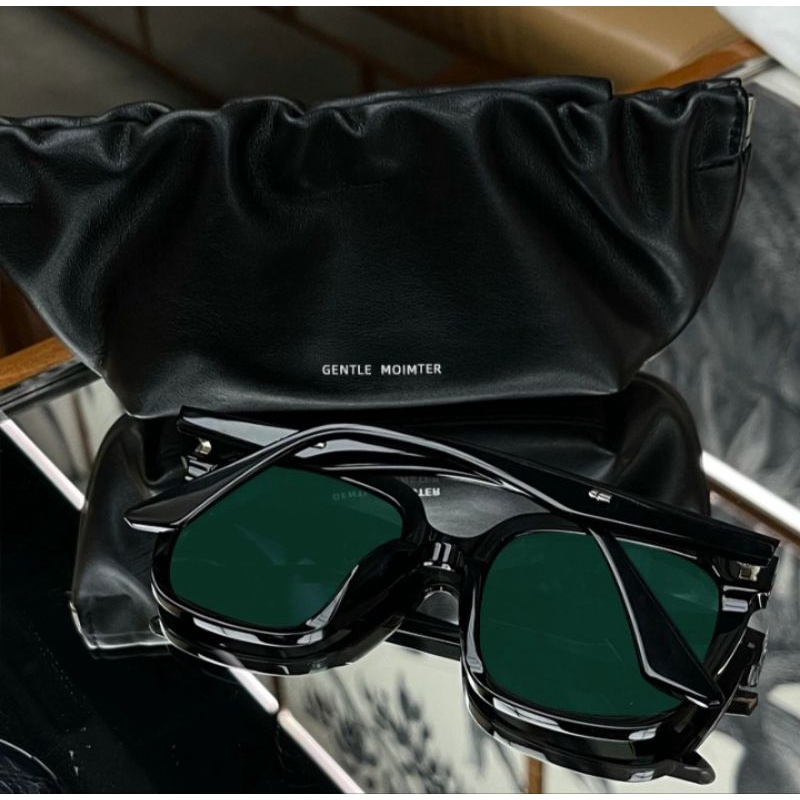 Mắt kính GM LOCELL màu đen bảng vuông thời trang