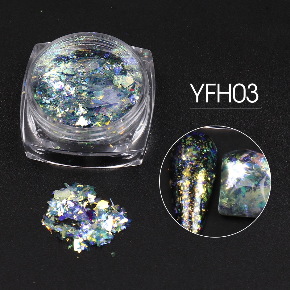 Hama Hộp Đá Opal Pha Lê Lấp Lánh 12 Ngăn Trang Trí Móng Tay Nghệ Thuật