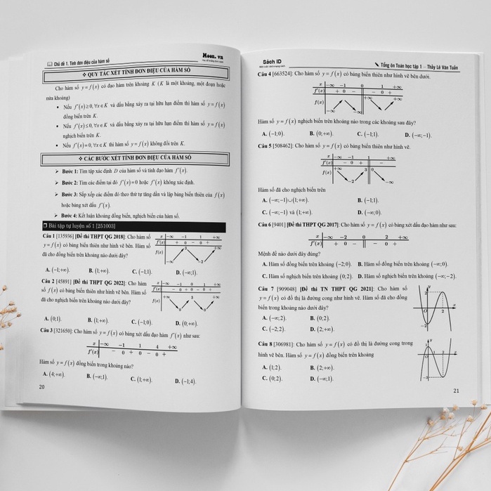 Sách ID tổng ôn toán học lớp 12 tự học luyện thi thpt quốc gia môn toán moonbook 2023. | BigBuy360 - bigbuy360.vn