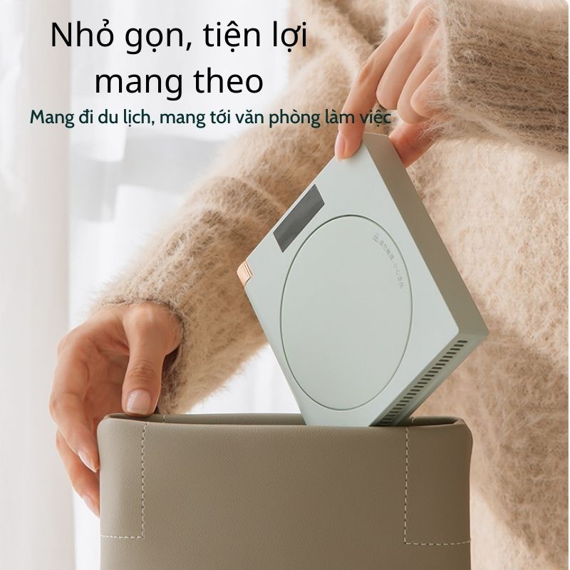 Đế hâm nóng đồ uống JIASHI hẹn giờ làm nóng thông minh tương thích với thủy tinh, sứ, sắt, nhôm, nhựa, giấy DHN02