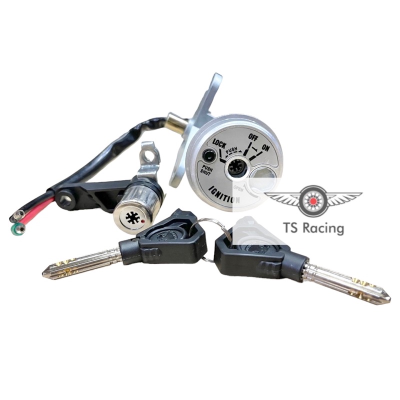 Bộ ổ khoá trước sau 8 cạnh sirius - sirius fi - ex2010 - ex 135 - ex 150 hàng cao cấp