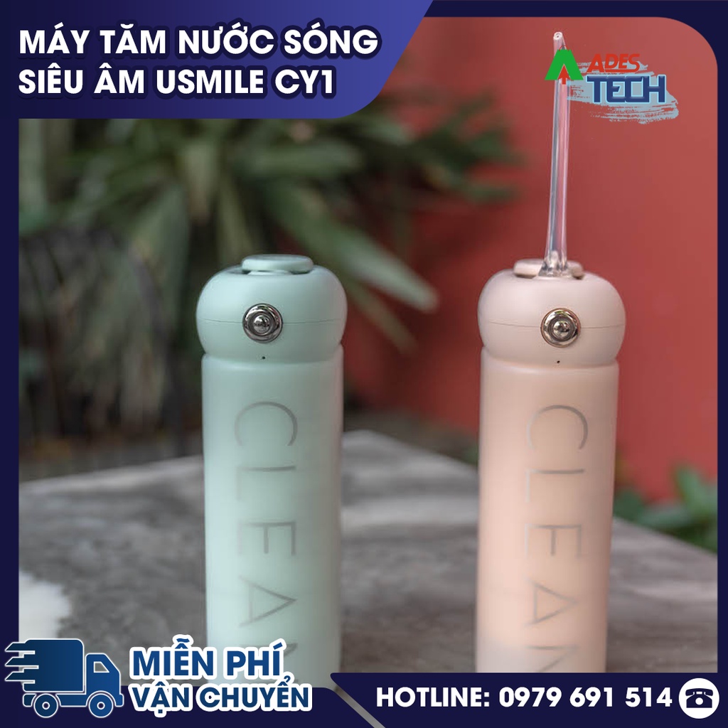 Máy tăm nước sóng siêu âm usmile CY1 ✔️ làm sạch 2 phút ✔️ cải thiện sức khỏe ✔️ BH 12 Tháng