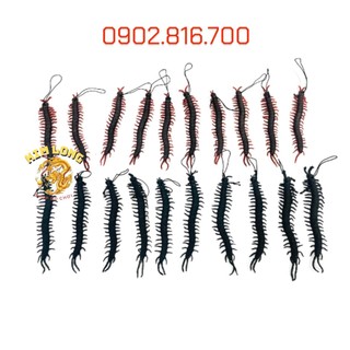 Đồ chơi mô hình 1 con rết - nhện - chuột - bò cạp cao su giả giống thật phụ kiện trang trí halloween
