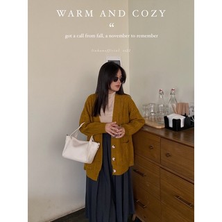 /𝙇𝙞𝙣𝙝𝙖𝙣𝙤𝙛𝙛𝙞𝙘𝙞𝙖𝙡/ ÁO CARDIGAN LEN VẶN THỪNG🇰🇷