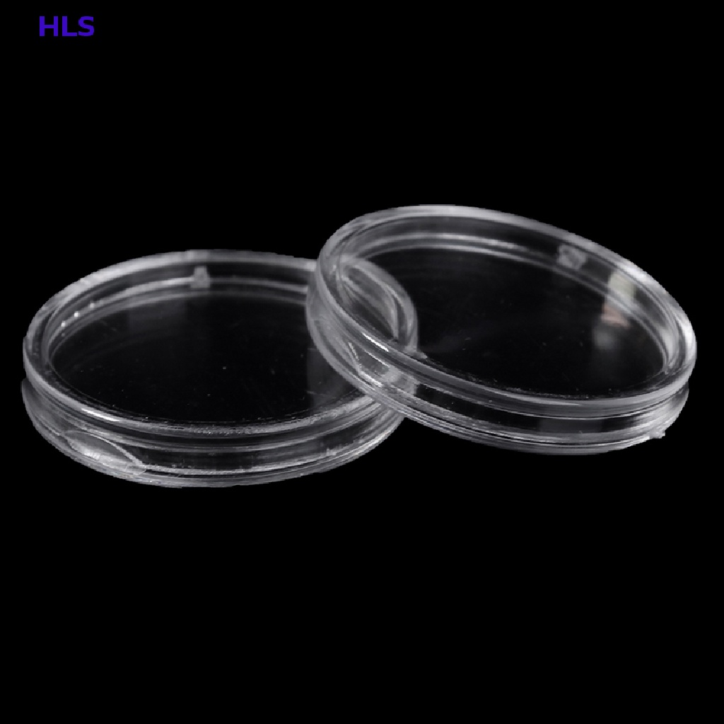 Set 100 Hộp Tròn 27mm Trưng Bày Tiền Xu Tiện Dụng Ốp