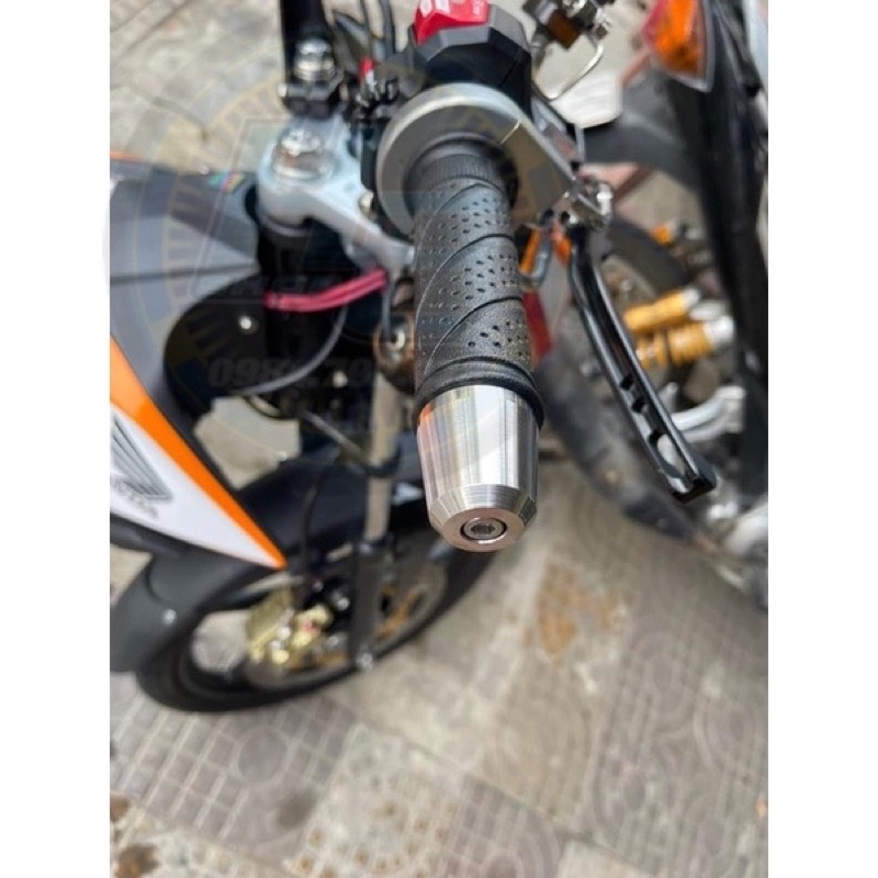 Gù Inox 304 CNC Siêu Nặng Chống Rung Tay Lái