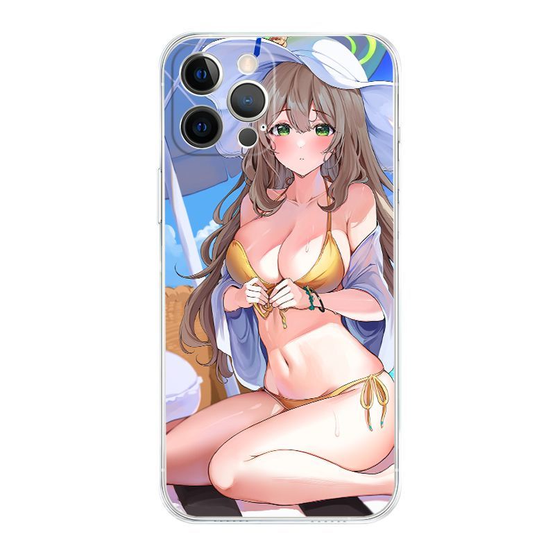 Ốp Điện Thoại Tpu Mềm Hình Anime Nhật Bản Cho IPhone 14 11 12 13 Pro Max XS X XR 6 7 8 plus SE2