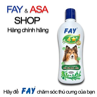 Dầu Tắm Fay 4 Sao 300ml sạch ve, làm đẹp da lông 4 tính năng