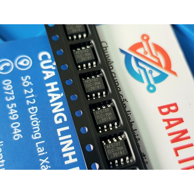 ACS702 ACS702ELCTR-20A-T ACS702-20A IC Chuyên Dụng SOP-8
