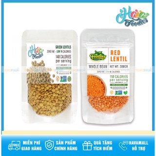 Combo 2 Loại Đậu Lăng Xanh (250gr) + Đậu Lăng Đỏ (250gr)