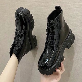 Giày boot nữ cổ lửng giầy bốt nữ phong cách thời trang Hàn Quốc mẫu mới 2023