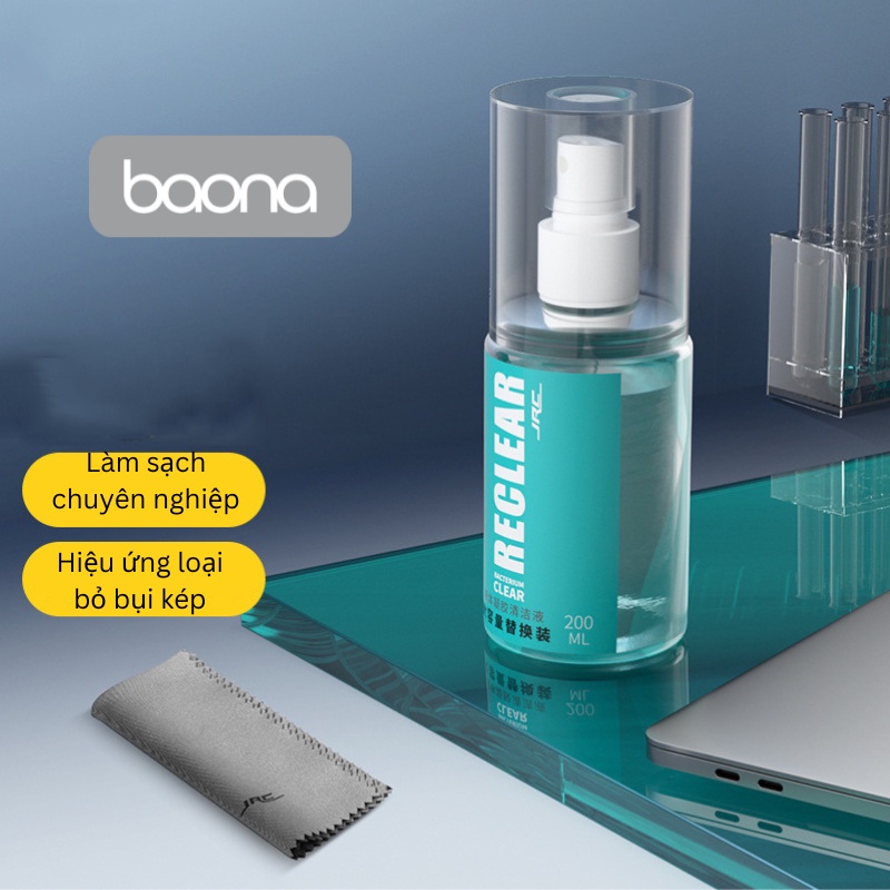 Bộ vệ sinh màn hình máy tính, laptop, macbook, máy ảnh, kính, đồng hồ, điện thoại JRC - baona.vn