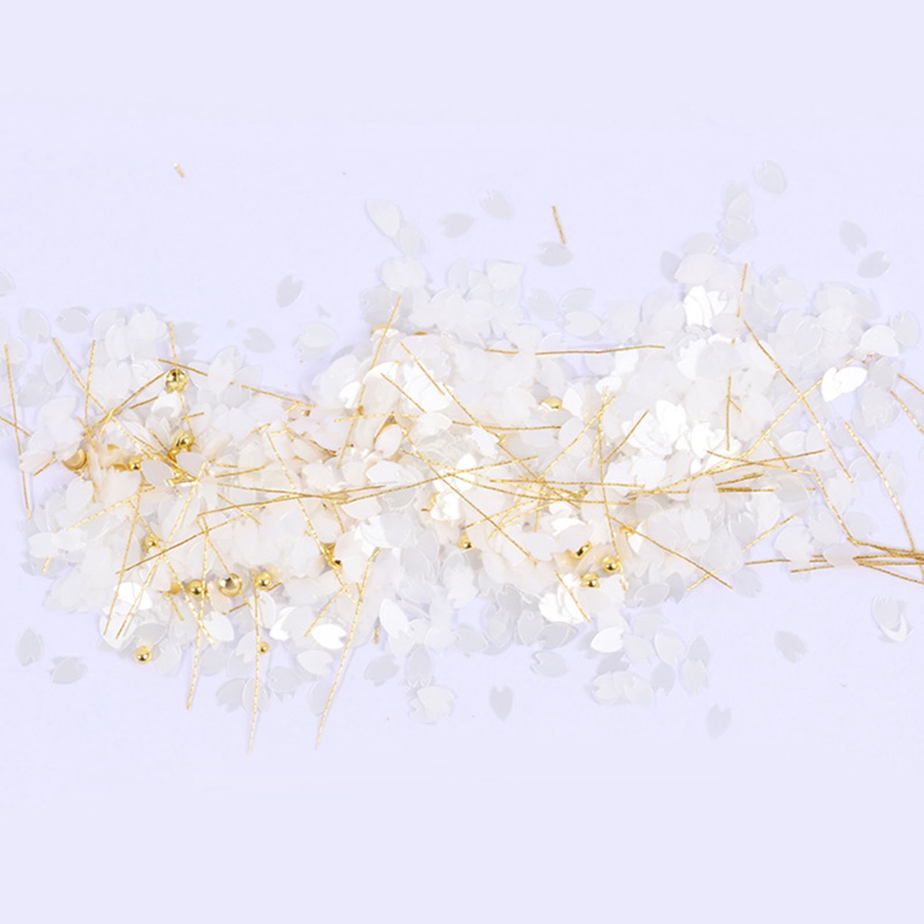 1 Hộp Sequin Siêu Mỏng Lấp Lánh Trang Trí Móng Tay Cho Salon