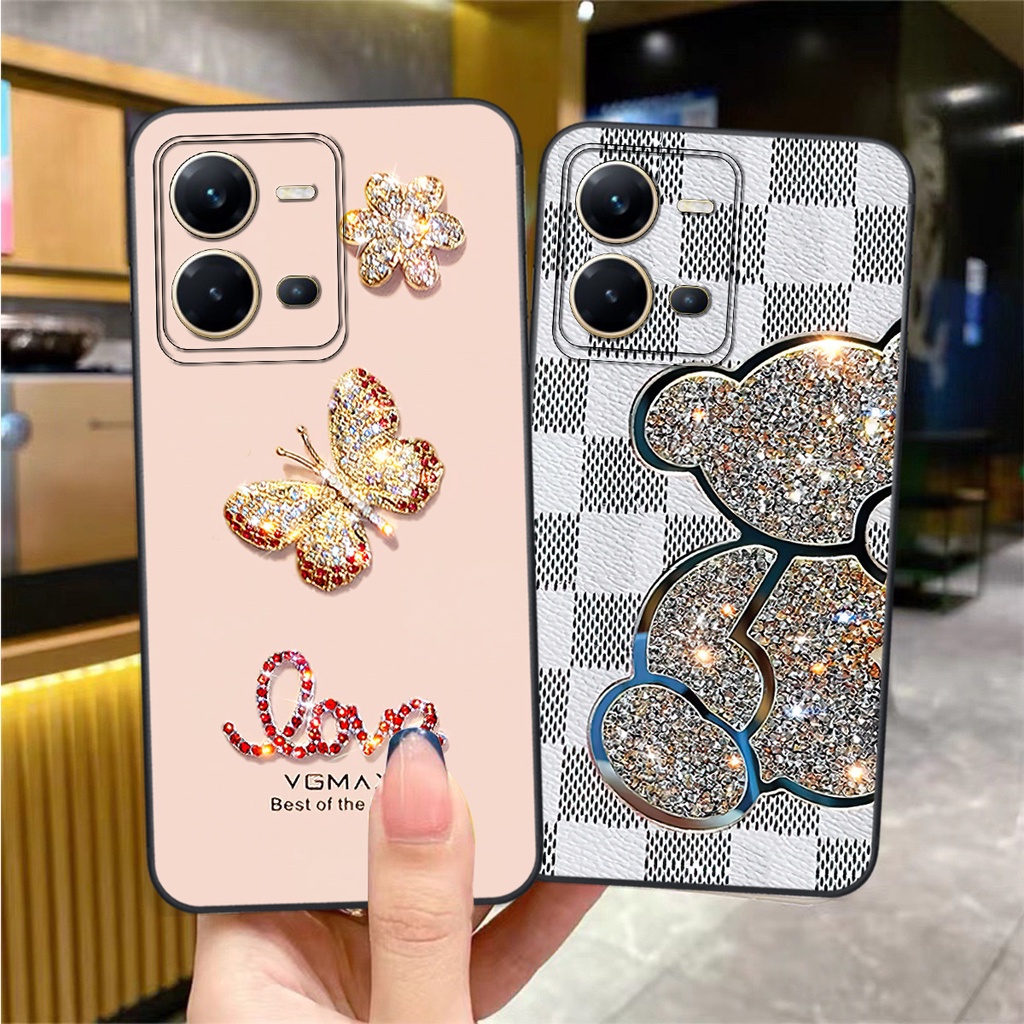 Ốp Vivo Vivo V25 / V25E in hình Lấp Lánh Kim Cương, Sang trọng, Quý Phái