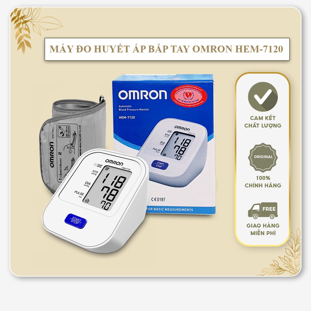 Máy đo huyết áp bắp tay OMRON HEM -7120( Hàng Chính Hãng Nhật Bản )