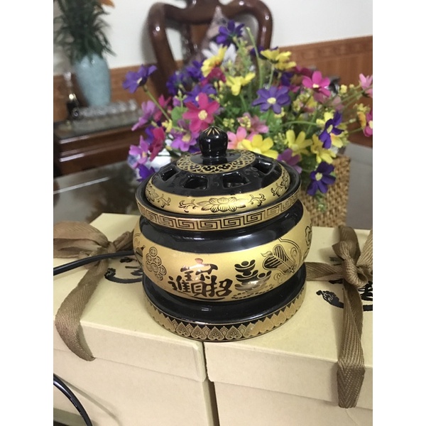 Lò xông trầm dùng điện zsai to(5in)