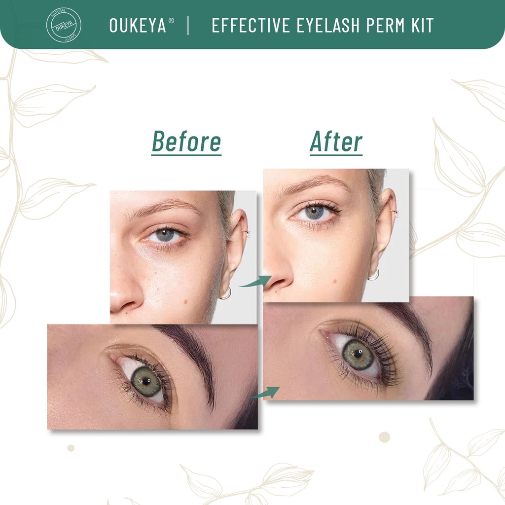 Bộ uốn mi cao cấp trắng lash lift OUKEYA_ Set bộ uốn mi collagen 3d 6d