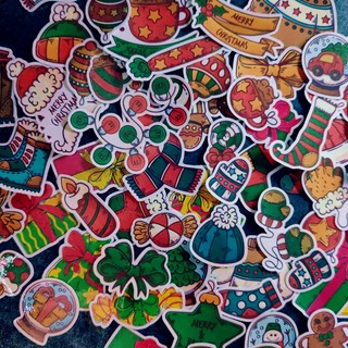 Set 30 hình dán sticker Noel dễ thương