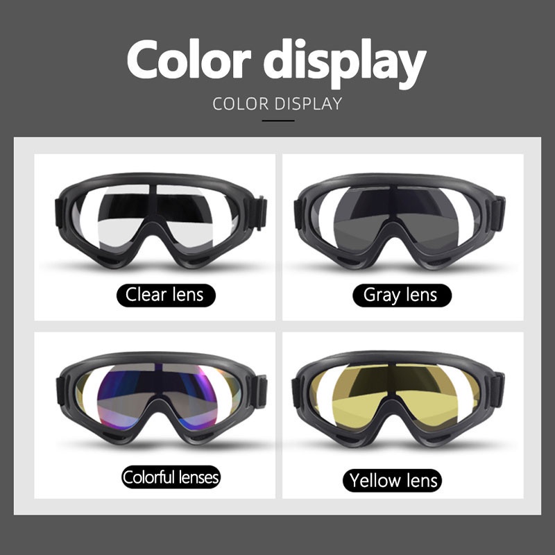 Kính Bảo Hộ Chống Bụi Chống Tia UV Khi Đi Xe Máy Sự Bảo Vệ