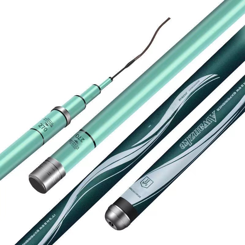 Cần câu 2.7m 3.6m 5.4m 7.2m Cần câu cầm tay siêu nhẹ và siêu cứng Câu Cá