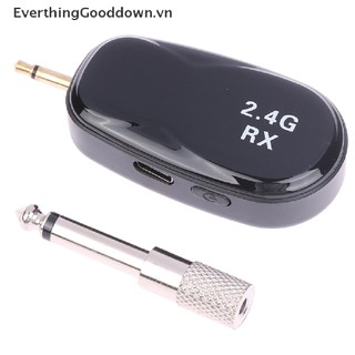 EverthingGooddown Headset 2.4G Wireless Microphone Transmitter With Receiver for Voice Amplifier vn
