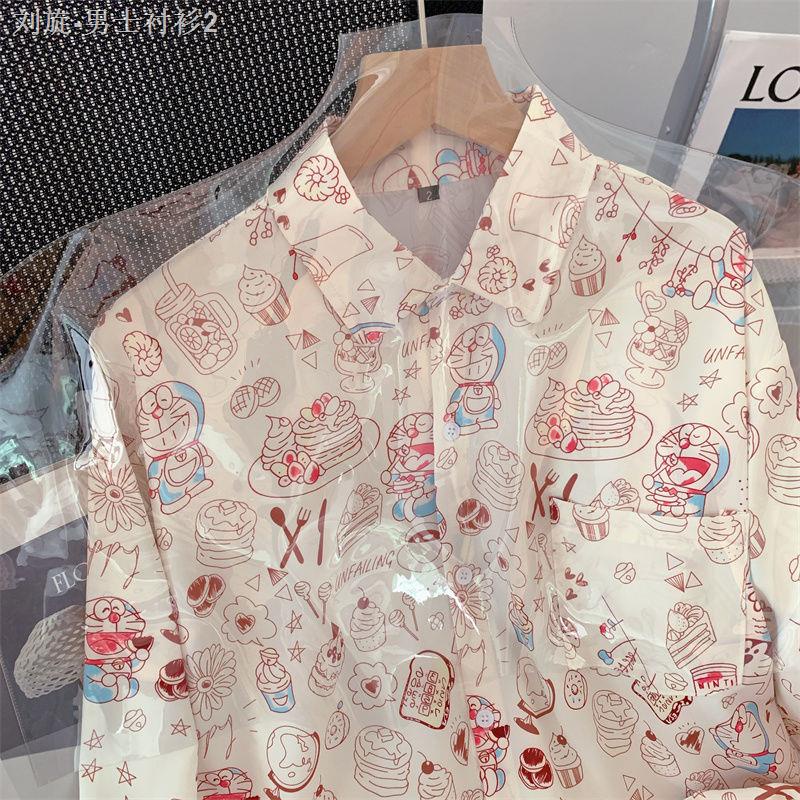 Áo Thun Nữ Tay Dài In Hình Doraemon Dễ Phối Đồ Thời Trang 2022