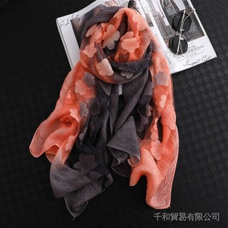 Khăn Choàng Lụa Mỏng Thời Trang Thu Đông Cho Nữ