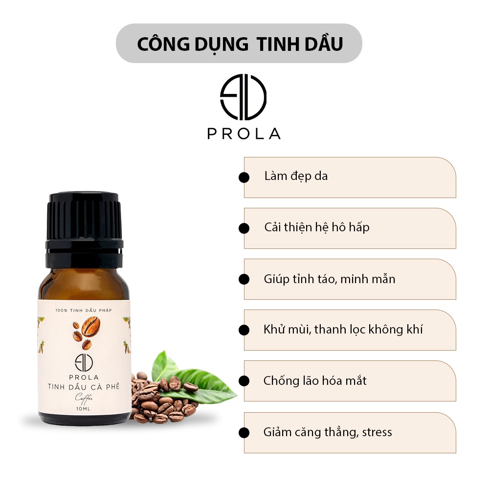 Tinh dầu thiên nhiên Prola Hương Cà Phê Coffee giảm căng thẳng