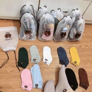 Combo 10 đôi vớ gấu brown