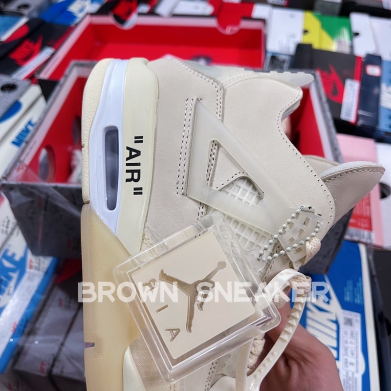 Giày AIR JORDAN 4 OFF WHITE SAIL | CAO CẤP