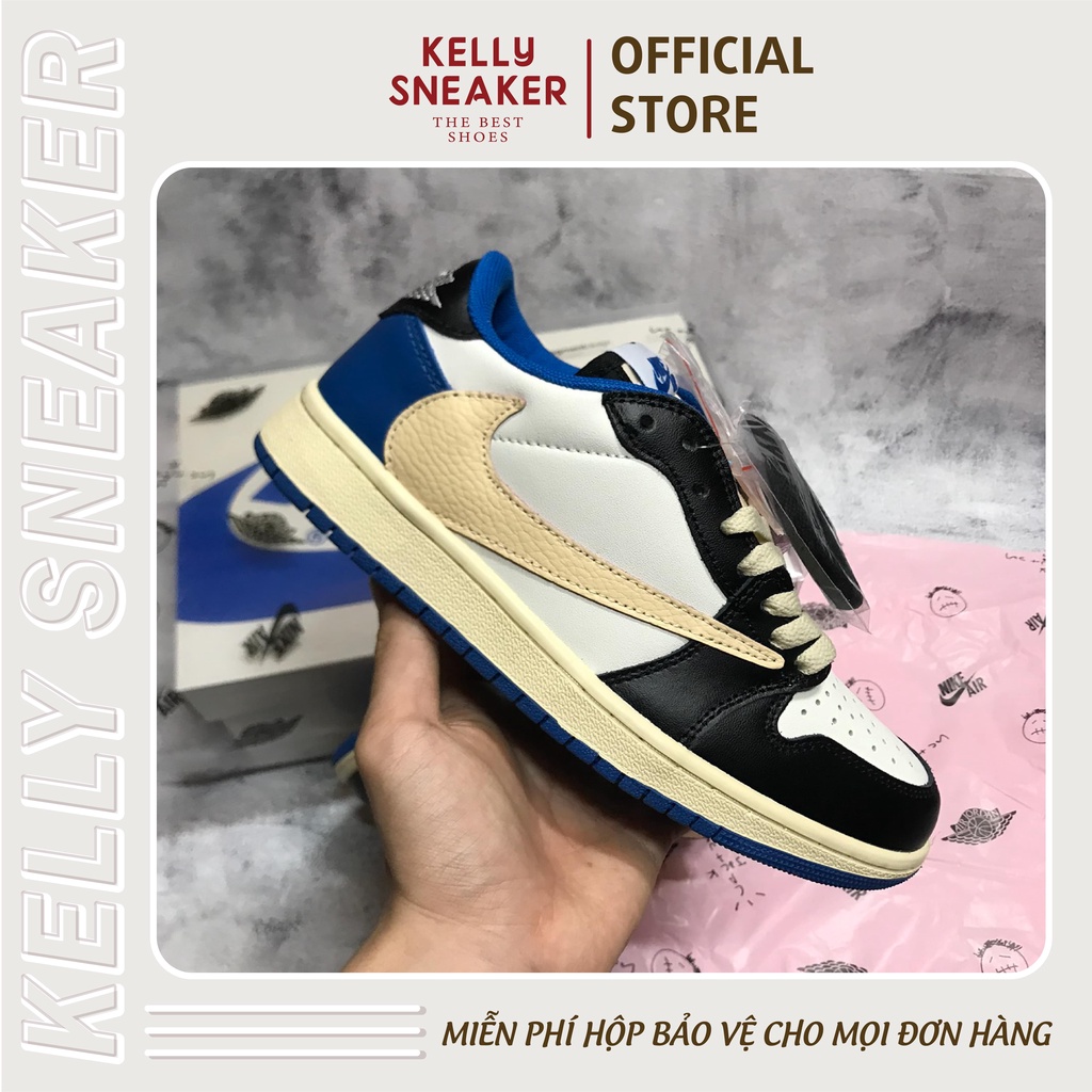 Giày Thể Thao Sneaker Jordan 1 Low TravisScott x Fragment- Bản Tiêu Chuẩn (Ảnh Thật + Hàng Sẵn