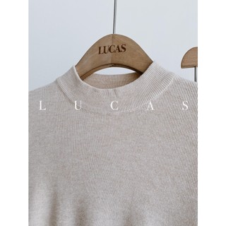Áo len tăm be cổ lọ 3p dáng croptop body